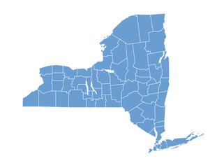 New york map vector