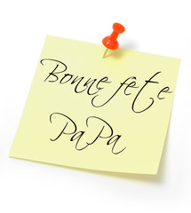 Bonne fête papa