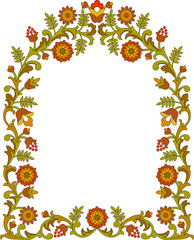 Floral frame