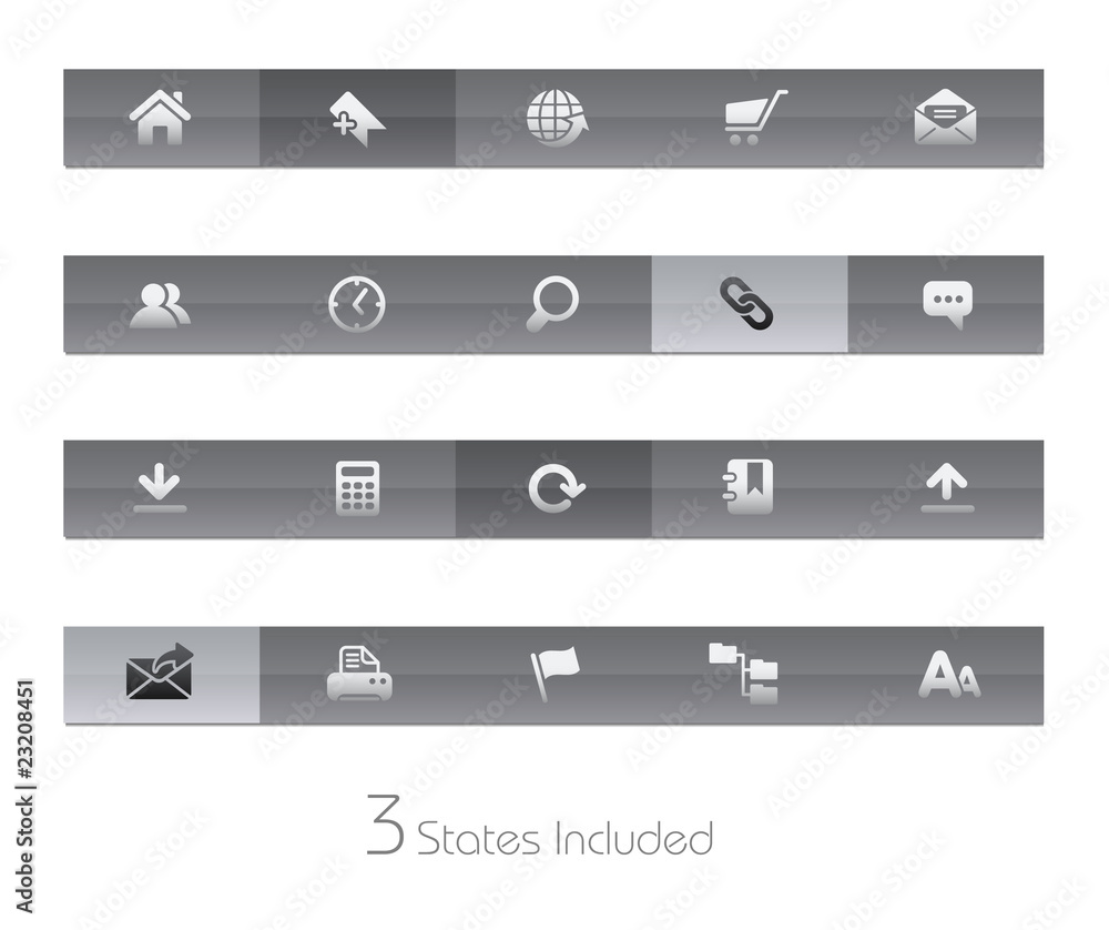 Aufkleber web site / it includes 3 states in different layers