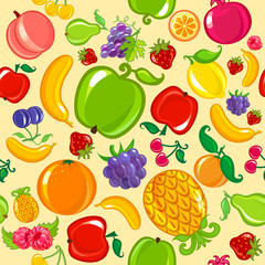 seamless fruit background