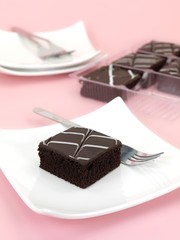 Chocolate Mud Cake Slices