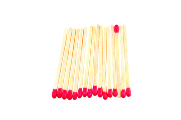 Matchsticks in a row