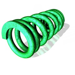ressort vert couche