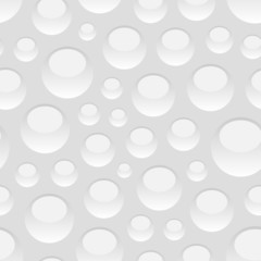 Seamless pattern with water drops. Vector illustration.