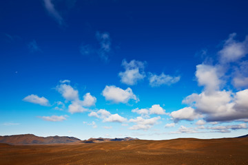 Fototapeta premium Holsfjoll, area from the east of River Jokulsa a Fjollum to the