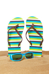 Flipflops on the sand