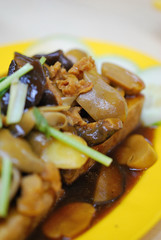 Chinese style vegetarian delicacy