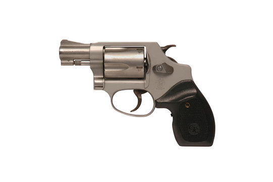 Smith & Wesson snub nose police revolver