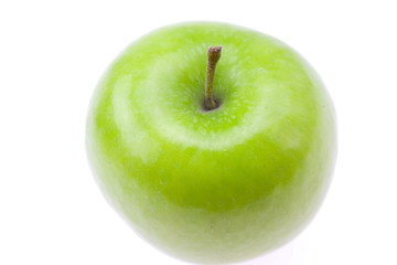 green apple isolated on white