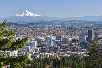 Poster Beautiful Vista of Portland, Oregon © Josemaria Toscano