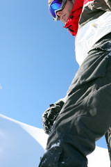 Fototapeta premium Snowboarder