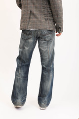 Mann in Jeans