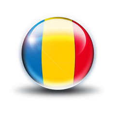 Fototapeta premium drapeau roumanie