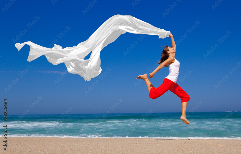 Canvas Prints jumping