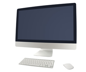 Style Computer With Keyboard And Mouse