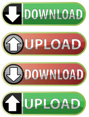 download and upload button