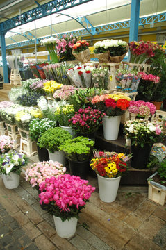 Fleuriste au marché