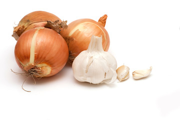 onion and garlic