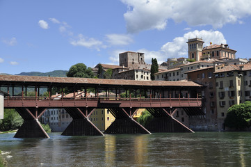 Naklejka premium ponte degli alpini bassano del grappa provincia vicenza veneto