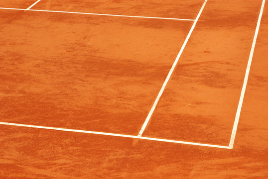 Tennis court detail