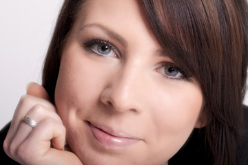 Fototapeta premium junge Frau (Close-Up)