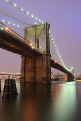 Fototapeta premium Landmark Brooklyn Bridge