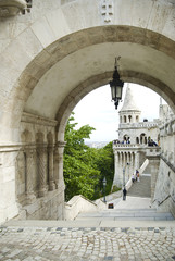 Old architecture of Budapest city, Hungary