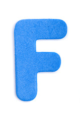 Foam letter F