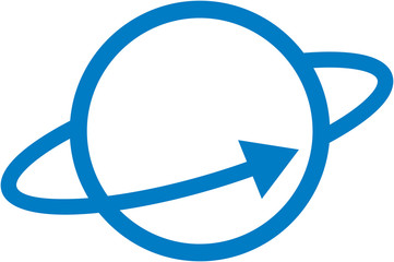 Vector planet orbit illustration © Mr_Vector