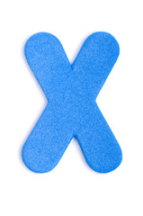 Foam letter X