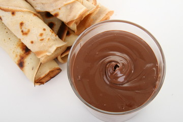 chocolat et crêpes