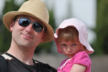 Foto op Plexiglas Vater mit Tochter © jörn buchheim