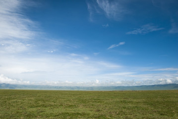 Plains of Ngorongoro Crater nature Reserve