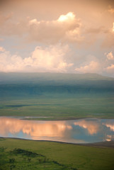 Sunset over Ngorongoro