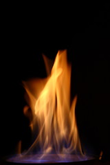 Burning fire, may be used as background