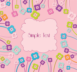 Fototapeta premium greeting card for lots of things