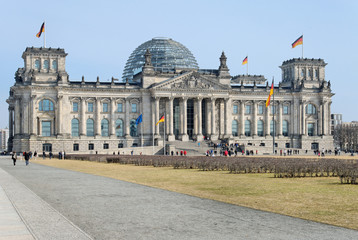 Reichstagsgebäude in Berlin