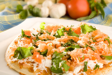 Salmon Pizza