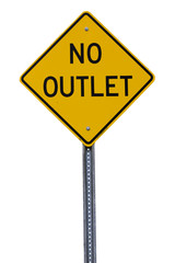 No Outlet Sign