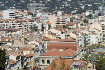 Naklejka premium View over Cannes, Cote d'Azur, France