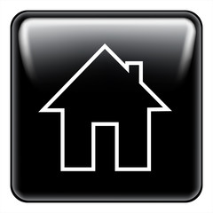 black home button vector