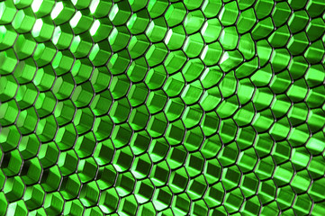 Glowing Honeycomb Structure