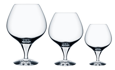 Glasses of cognac