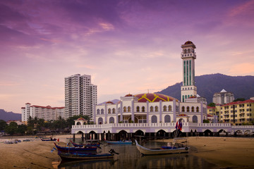 moschee, penang, malaysia