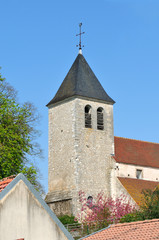 Naklejka premium Clocher du prieuré Saint-Aignan de Cosne-sur-Loire (58)
