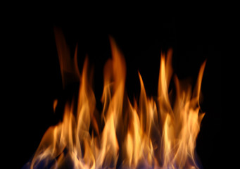 Burning fire, may be used as background