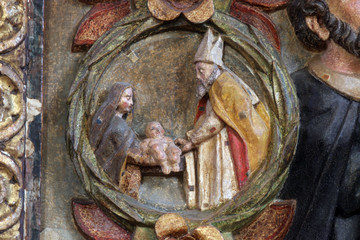 Obraz na płótnie Canvas The Presentation of Jesus at the Temple, Mysteries of the Rosary