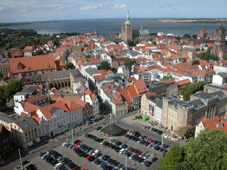 Blick über Stadt