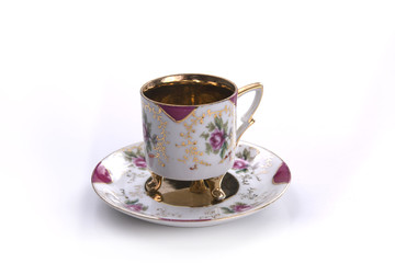 Old cup and saucer